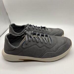 Olukai Men's Koheo Sneakers Suede Charcoal / Charcoal Size 11 Casual Dress NWOB